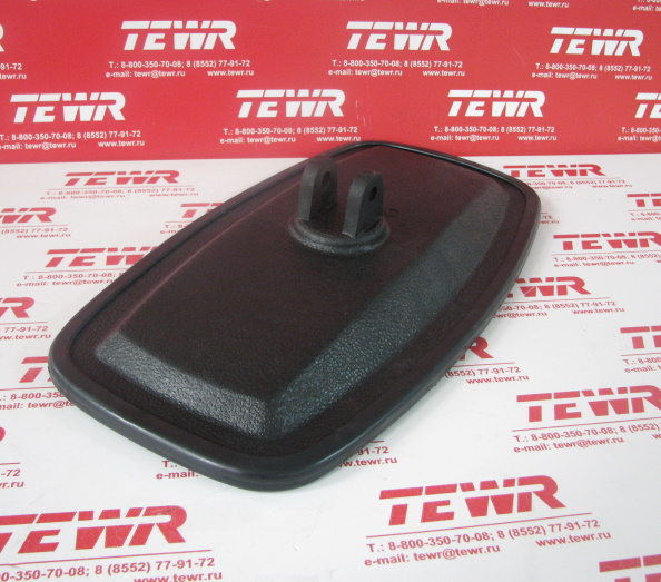 Зеркало заднего вида простое (Корпус пластик. В сборе с кронштейном.) (316х166) 5320-8201012-01П